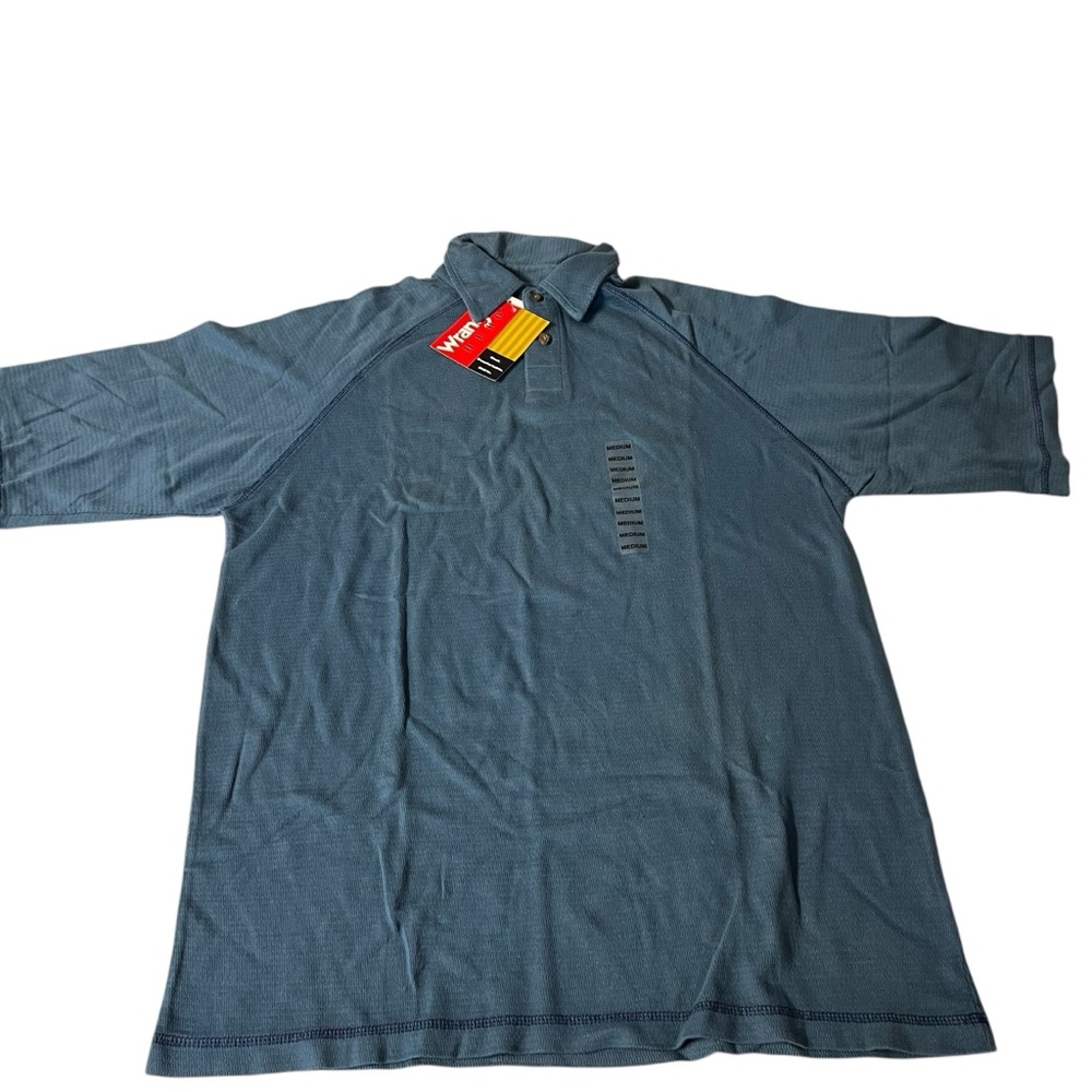 Wrangler Hero NWT - Men’s Blue Cotton Polo Sz MD